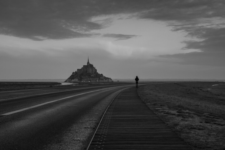 Salted sea ballad, Mont-Saint-Michel, 2019 사진, 15.8x23.6 in
