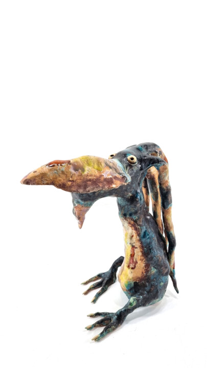 Sculptuur getiteld "TUTTY II" door Aare Freimann, Origineel Kunstwerk, Keramiek