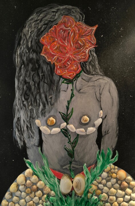 Woman in Universe 40x60 绘画, 23.6x15.8 in