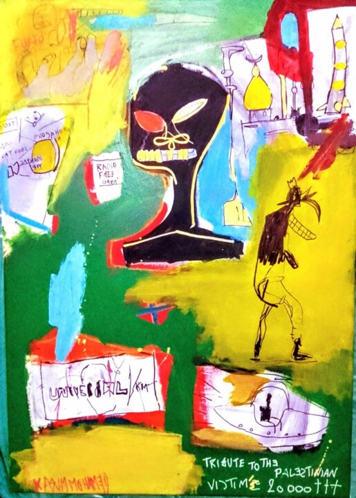 Le grand remplacement 绘画, 27.6x19.7 in