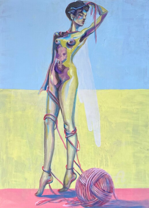 let she fly 绘画, 31.5x23.6 in