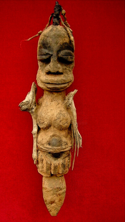 voodoo # 62 雕塑, 19.7x5.1 in