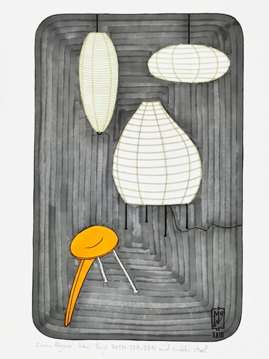 Drawing,  16.5x11.7 in 