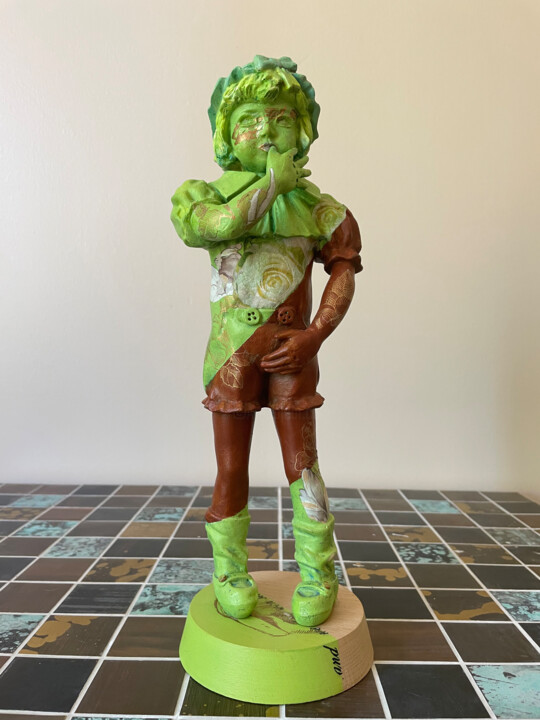 雕塑,  13.8x4.3 in 