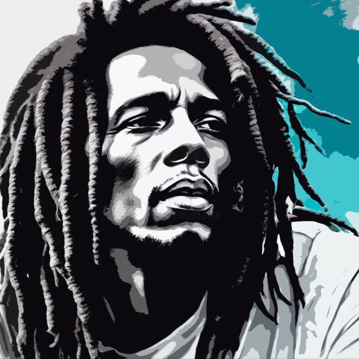 Bob Marley No.3 数字艺术