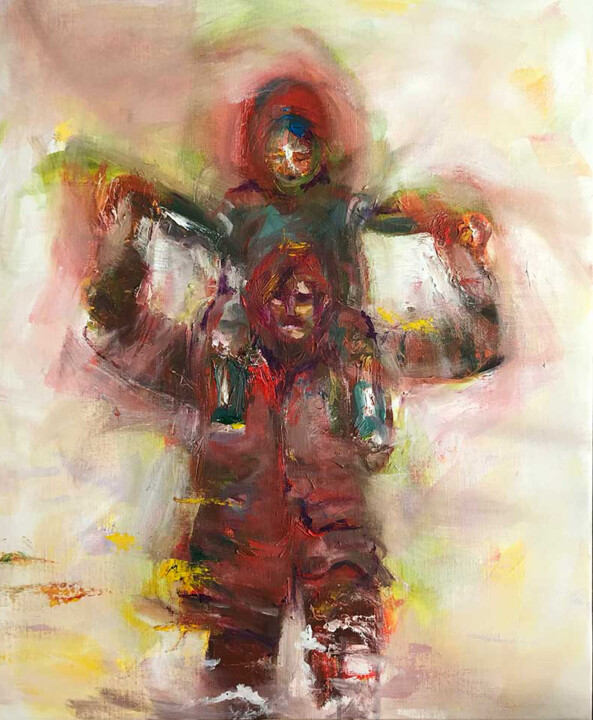 Le poids des origines 绘画, 25.6x21.3 in