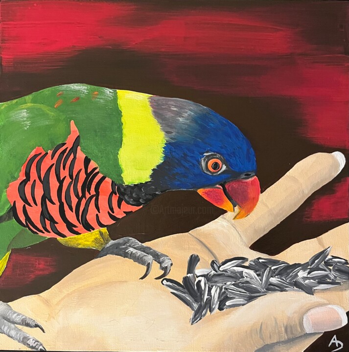 绘画,  11x11 in 