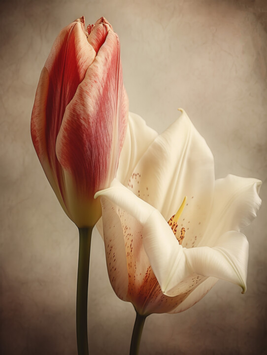 Vintage Soft Flowers 1 Digital Arts