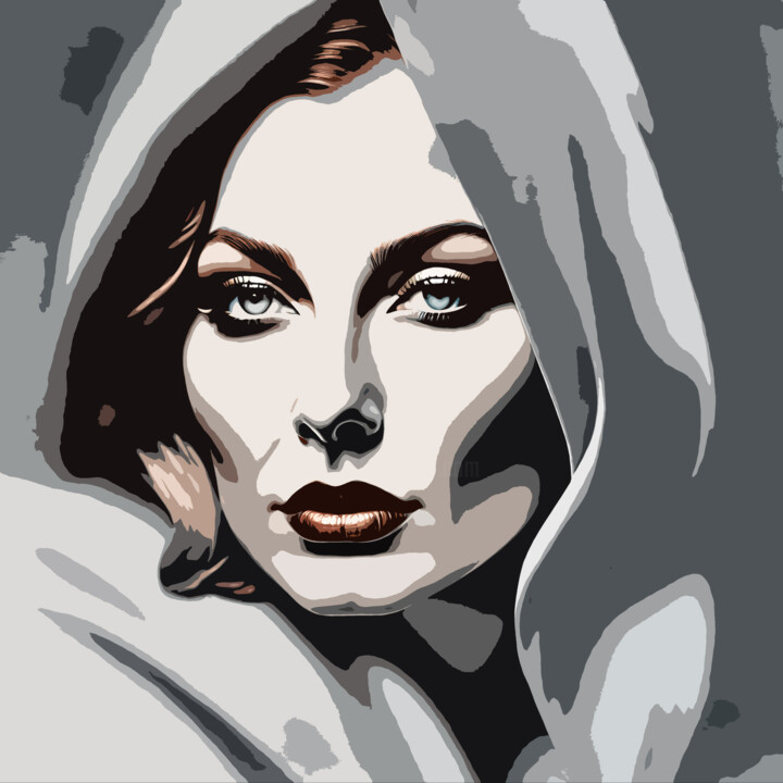 Greta Garbo No.1 数字艺术