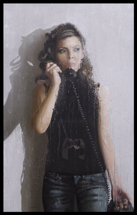 TELEFONATA ROMANTICA2018 绘画, 47.2x29.5 in