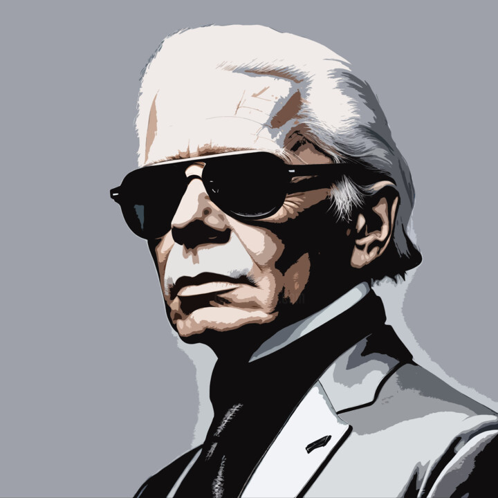 Karl Lagerfeld No.1 数字艺术