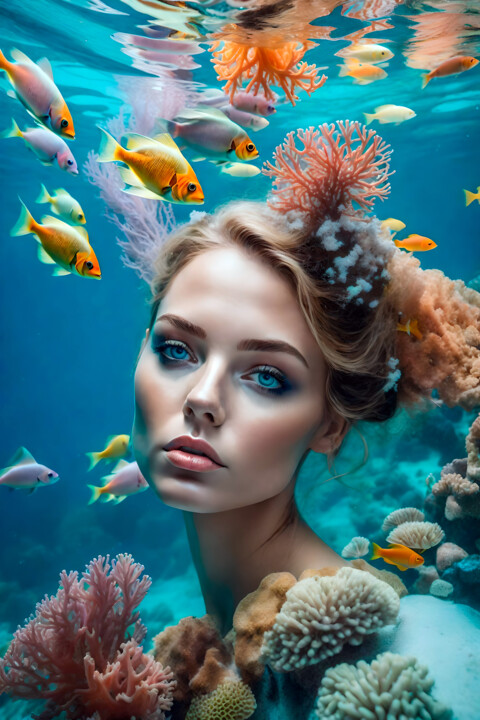 Mermaid No.16 数字艺术