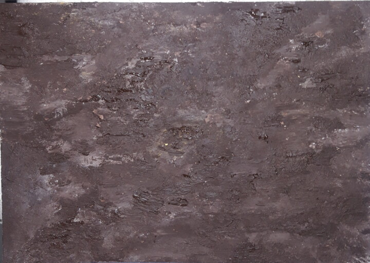 Sol en bois brillant 绘画, 9.5x12.6 in