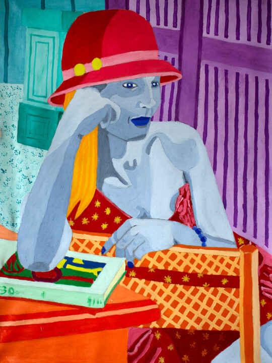Ashley No. 10 绘画, 40x30 in