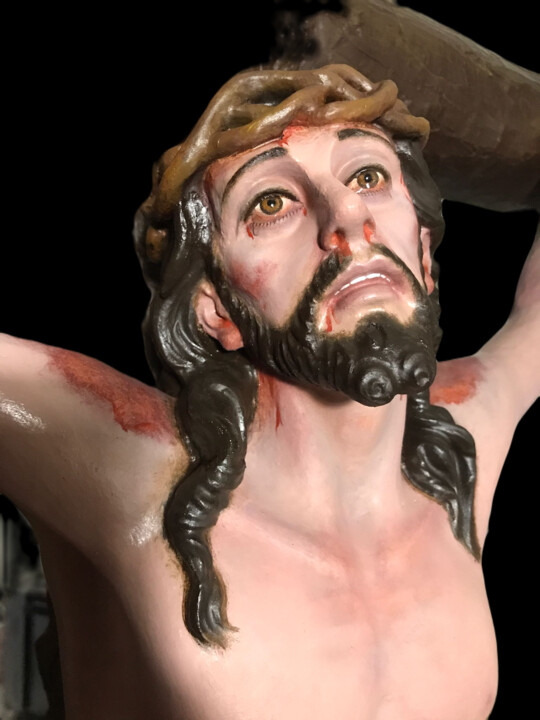 CRISTO DE LA AGONIA Sculpture, 74.8x40.6 in