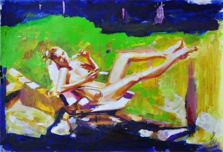 NU167 绘画, 13.8x19.7 in