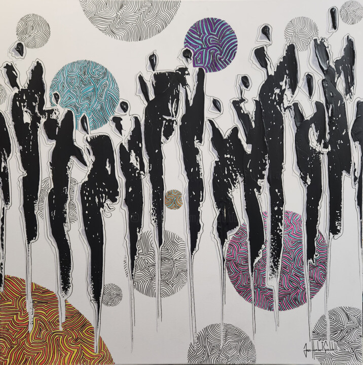 绘画,  39.4x39.4 in 