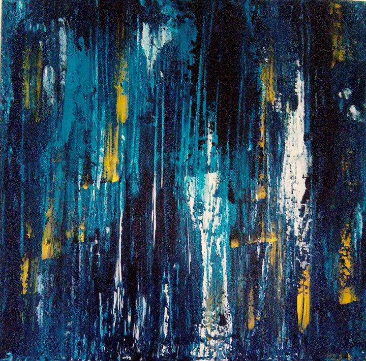 Peinture intitulée "Winterfell" par Renaud Angerville-Langlois, Œuvre d'art originale, Acrylique Monté sur Châssis en bois