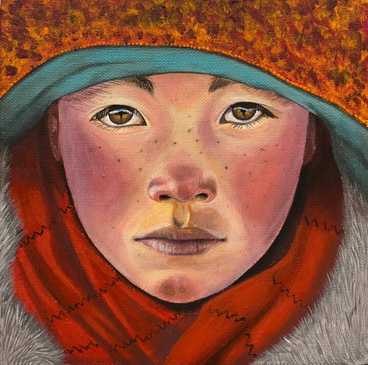 绘画,  7.9x7.9 in 
