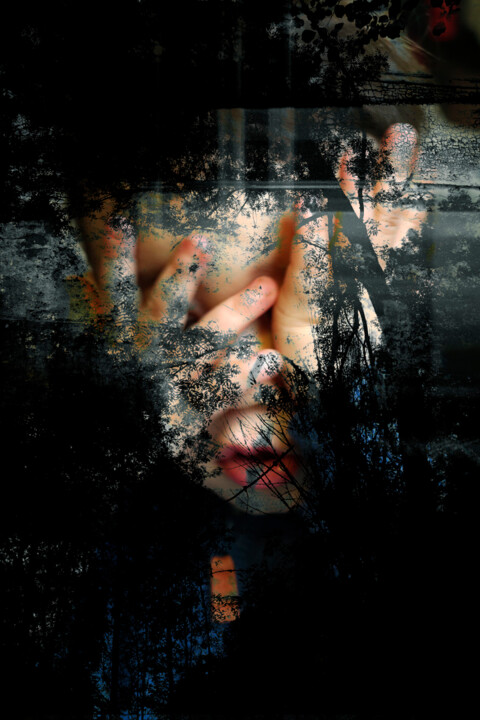 Photographie intitulée "Hide and Seek" par Borrel, Œuvre d'art originale, Photographie numérique Monté sur Carton