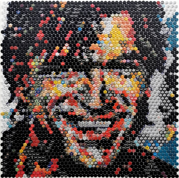 Campino Collages, 55,1x55,1 in