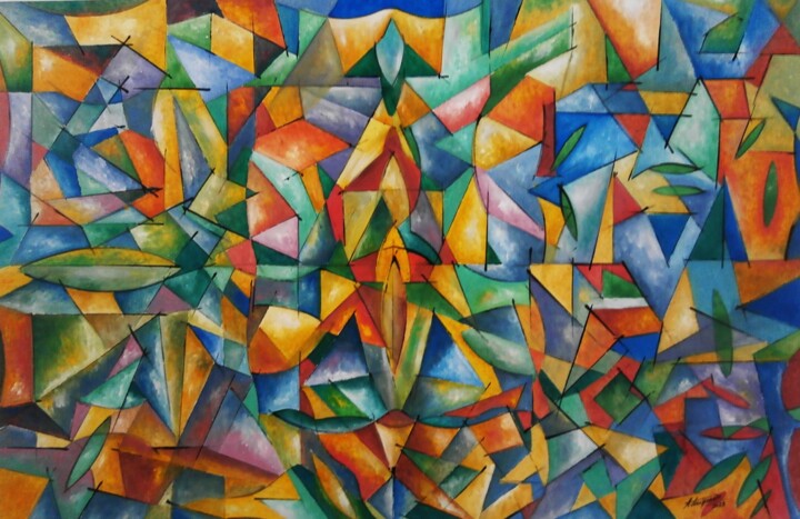 绘画,  39.4x59.1 in 