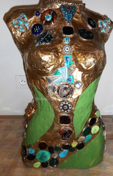 Buste Déco 雕塑, 22.4x9.5 in