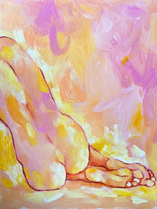 Softness 绘画, 15.8x11.8 in