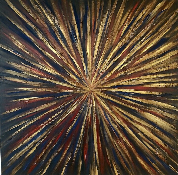 Peinture intitulée "Hermès" par Renaud Angerville-Langlois, Œuvre d'art originale, Acrylique Monté sur Châssis en bois