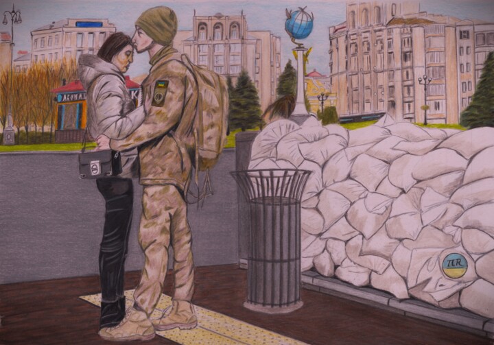 En reviendras-tu ?... 图画, 11x15.8 in