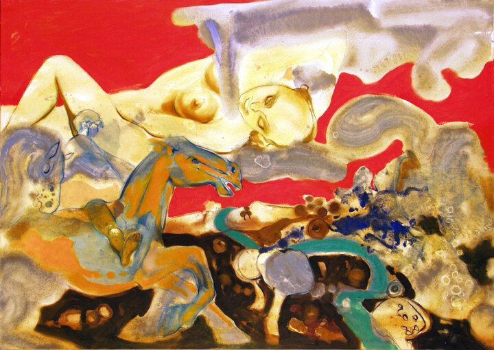 绘画,  39.4x59.1 in 