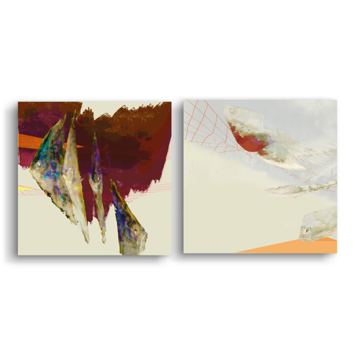 Digitale Kunst,  30x60 in 