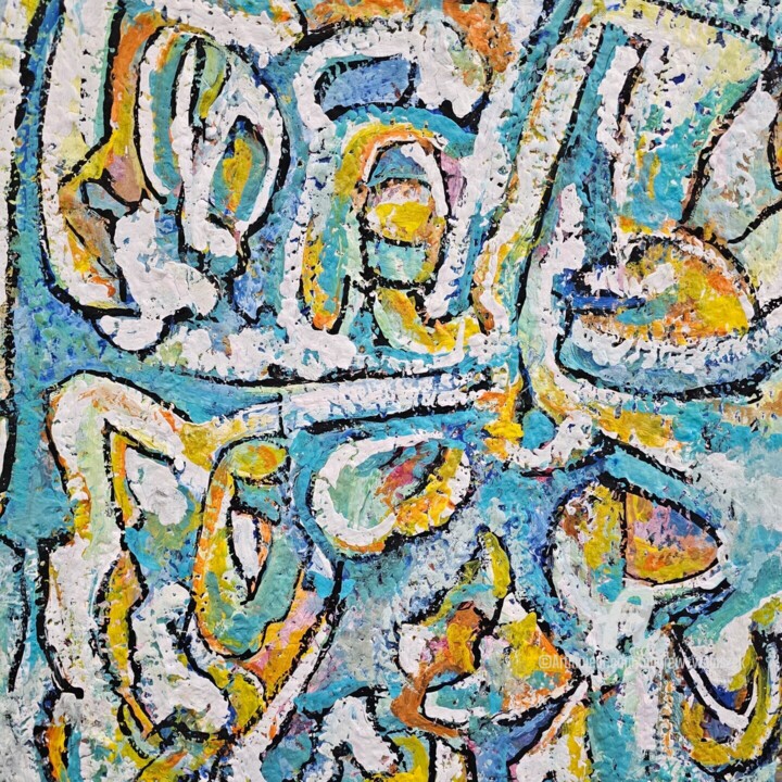 Artwork's surface or texture