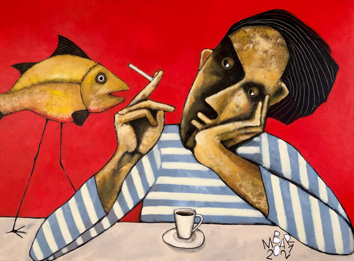 Silence 绘画, 23.6x31.5 in