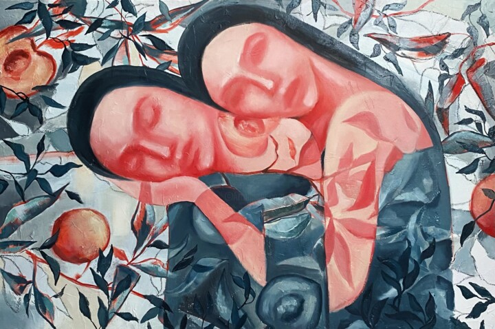 Relationship 绘画, 31.5x47.2 in