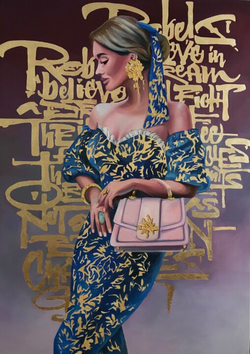 Madame 绘画, 51.2x35.4 in
