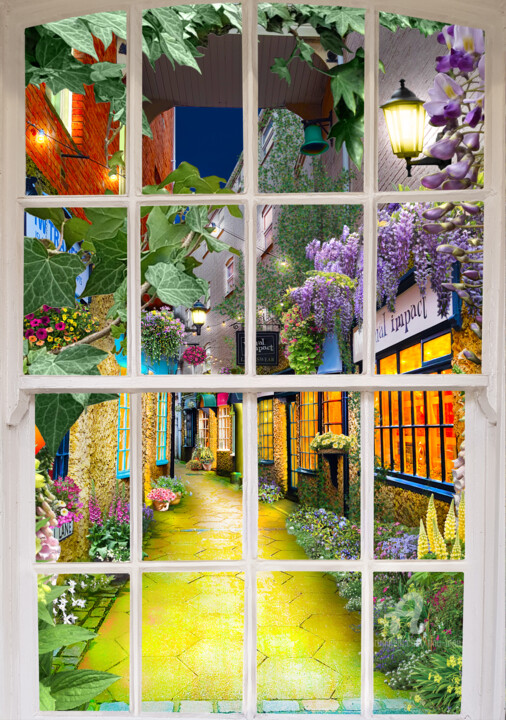 Digital Arts titled "Watchbell Lane" by Tina Lane, Original Artwork, Manipulated Photography