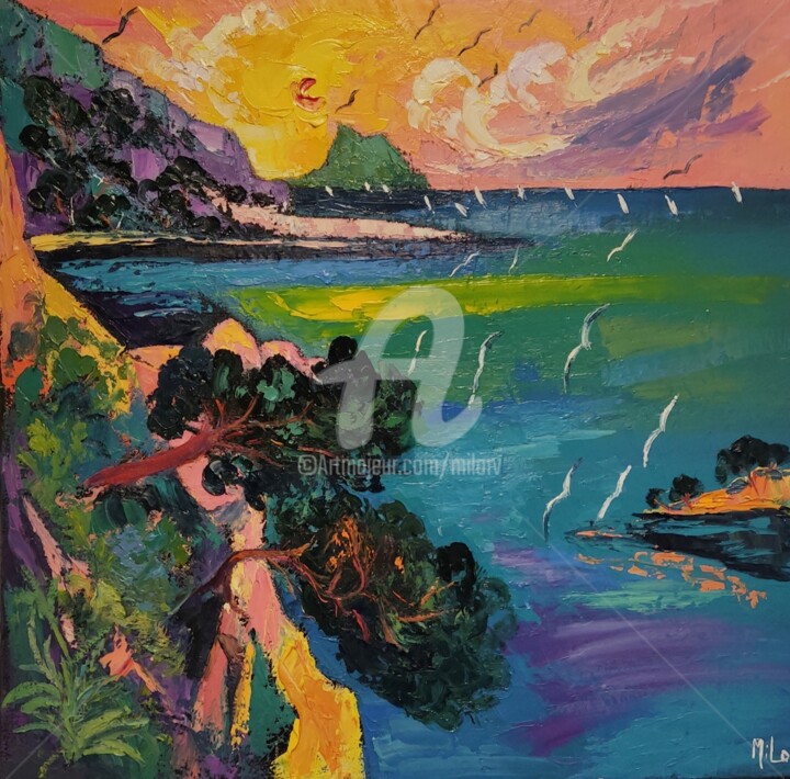 Painting,  19.7x19.7 in 