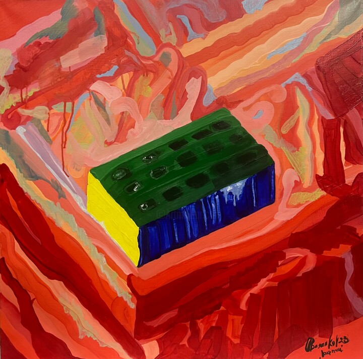 Brick 绘画, 23.6x23.6 in