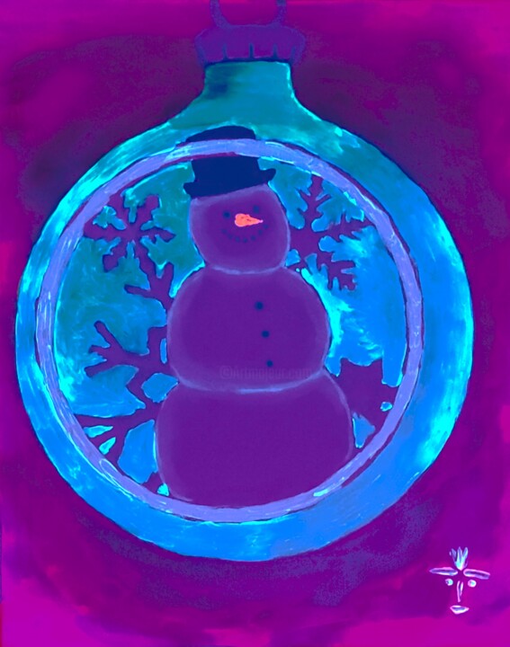 Glowy Snowy 数字艺术