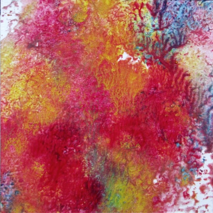 Monotype 47 绘画, 3.7x3.7 in