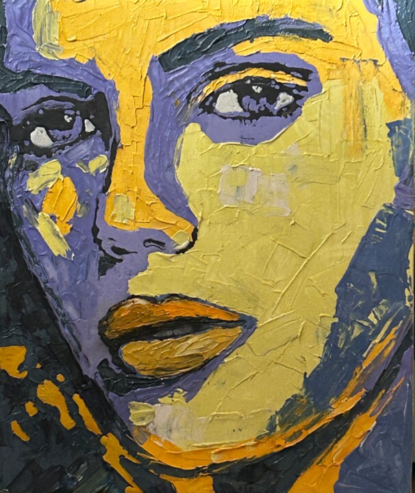 Armonia azzurra 绘画, 35.4x29.5 in