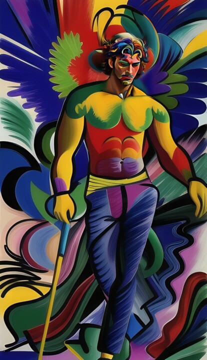 Alcorartangel311223 Digitale Kunst, 15,8x9,8 in