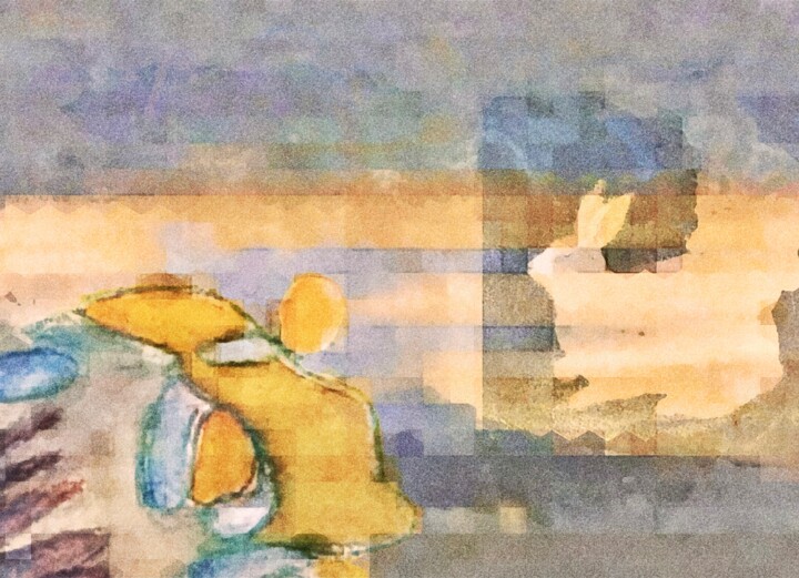 Quand le ciel s’enflamme 印花与版画, 82.7x112.2 in