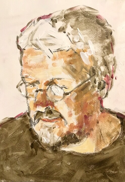 Portrait de Sylvain 绘画, 11.4x8.3 in