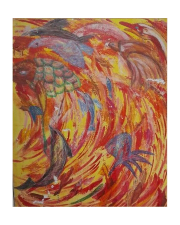 绘画,  66.9x55.1 in 