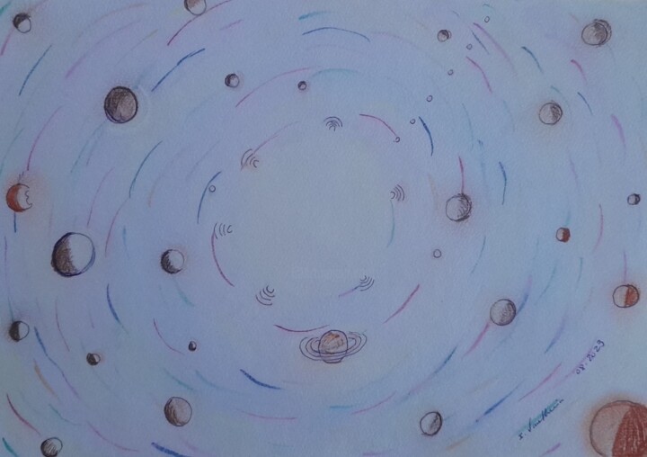 Constellations Tablo, 8,3x11,7 in