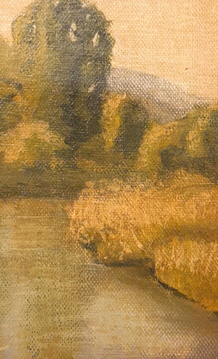 Malerei mit dem Titel "Nad wodą" von Artis Manus, Original-Kunstwerk, Acryl