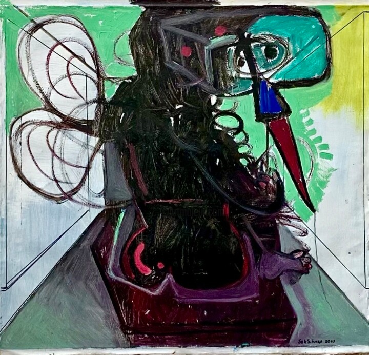 绘画,  39.4x39.4 in 