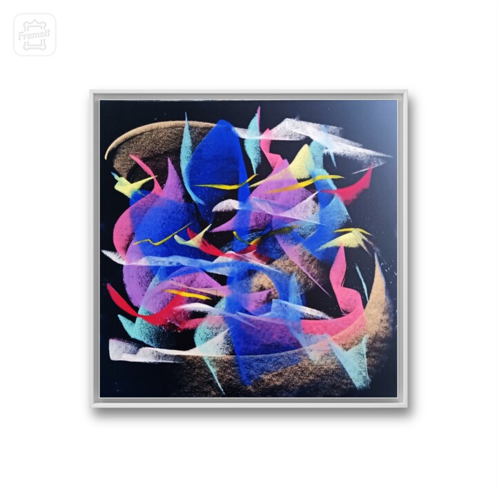 Drawing titled "Series Creation of…" by Eugene Pitenin, Original Artwork, Pastel